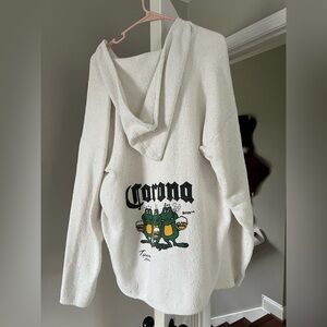 VINTAGE Corona White Hoodie